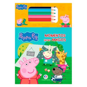 Livro Bloquinho P/ Colorir Desenhos Fofos 22x15cm em Papel Magic Kids