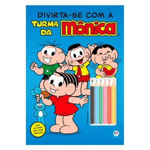 Livro Bloquinho P/ Colorir Desenhos Fofos 22x15cm em Papel Magic Kids