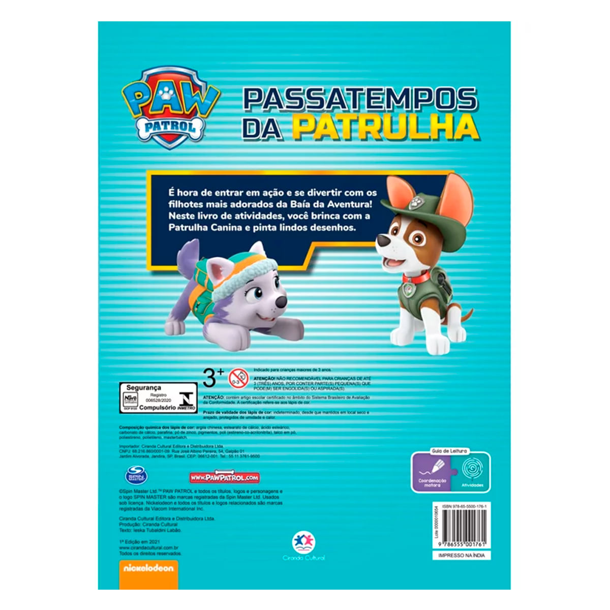 Livro - Patrulha Canina - Livro de jogos - Especial - Dominó: Destaque as  Peças e Brinque com esta Turma