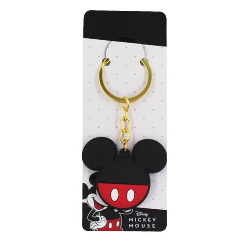 Chaveiro Mickey Mouse 9cm em Borracha Taimes