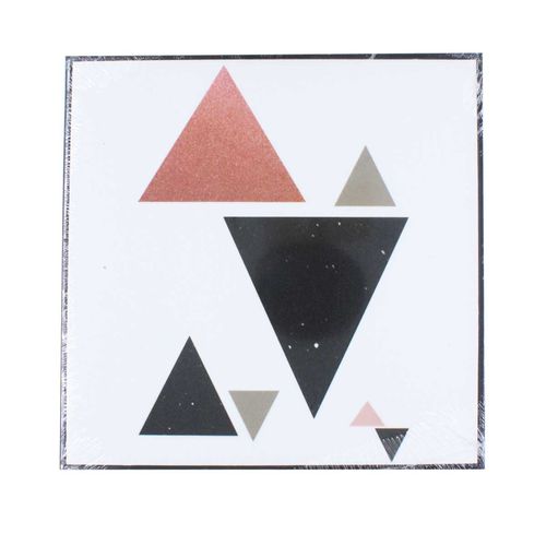 Quadro Geométrico Decorativo 24cm em Plástico FWB