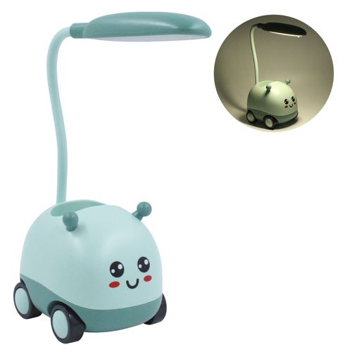 Luminária de Mesa Infantil Bichinhos 18cm em Plástico Interponte