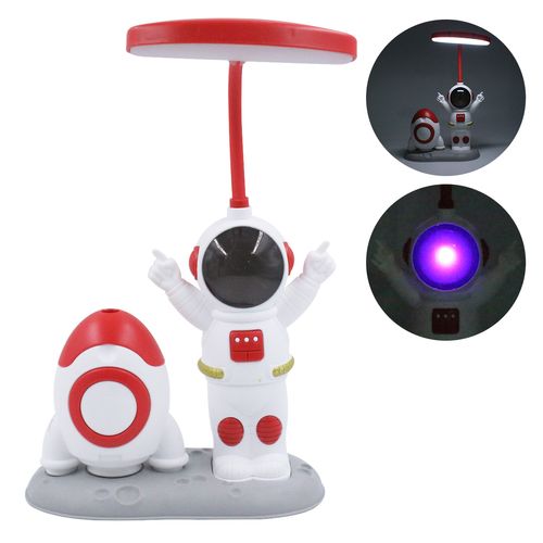 Luminária de Mesa Astronauta 21x13x7cm em Plástico Interponte
