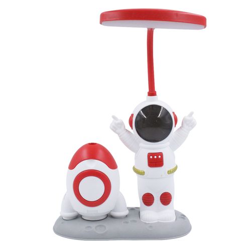 Luminária de Mesa Astronauta 21x13x7cm em Plástico Interponte