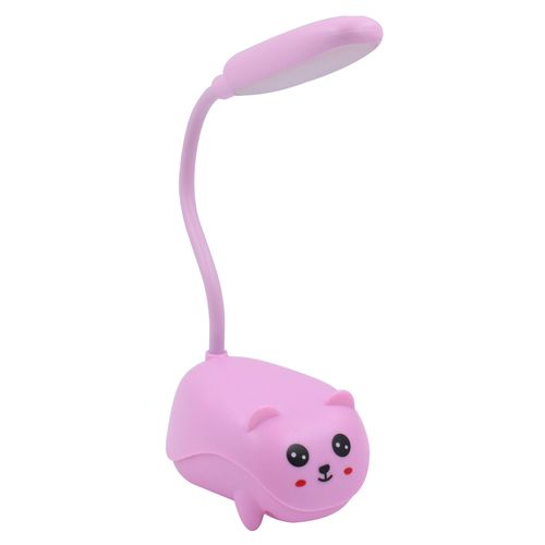 Luminária de Mesa Infantil Bichinhos 16,5x8cm em Plástico Interponte