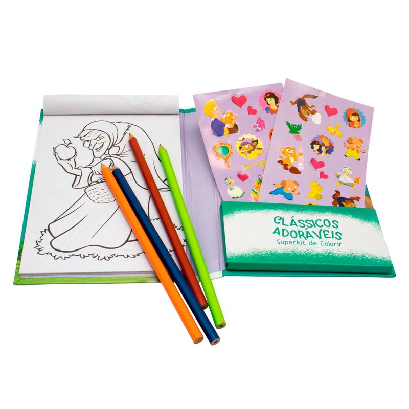 Livro Disney Aquarela - Princesas - Editora DCL - Kits e Gifts