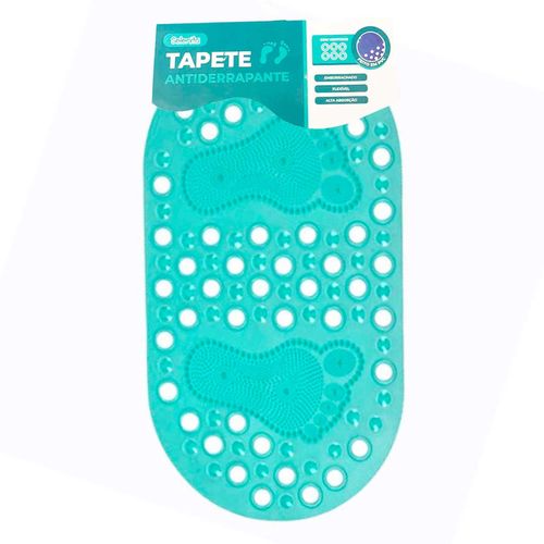 Tapete Feet Antiderrapante 68x37cm em Plástico Livon