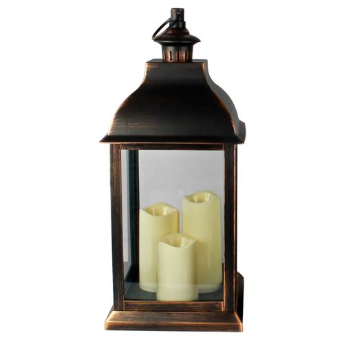 Lanterna Decorativa Led 56cm em Plástico Brascontinental
