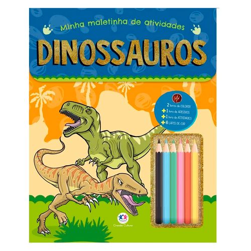 Maleta de atividades Dinossauros 20x25cm Magic Kids