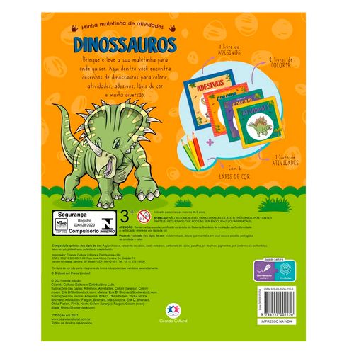 Maleta de atividades Dinossauros 20x25cm Magic Kids