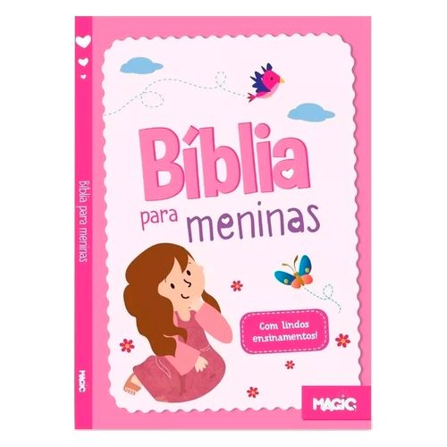 Bíblia para meninas 13x20cm Magic Kids