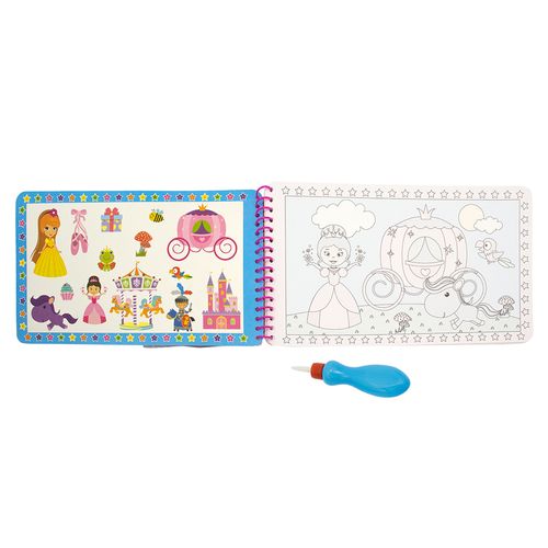 Livro Surpresas com Água Princesas 6 Paginas Todo Livro
