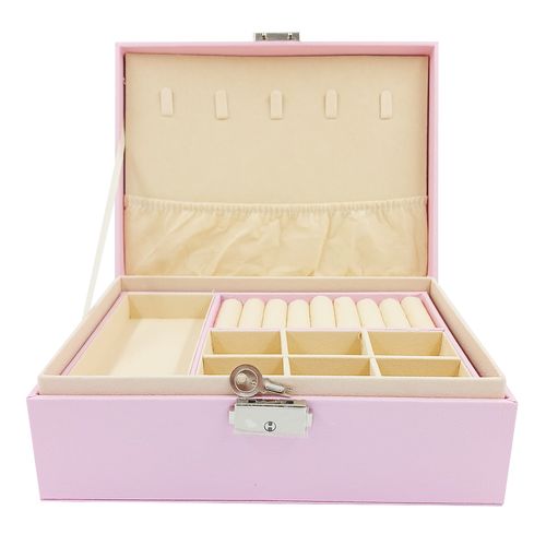 Porta Joia C/ Chave 23x17cm em MDF Imporiente