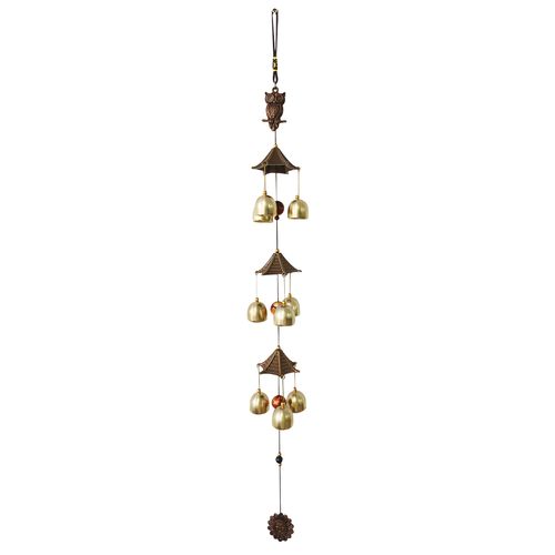 Sino dos Ventos Decorativo 68cm em Metal Livon
