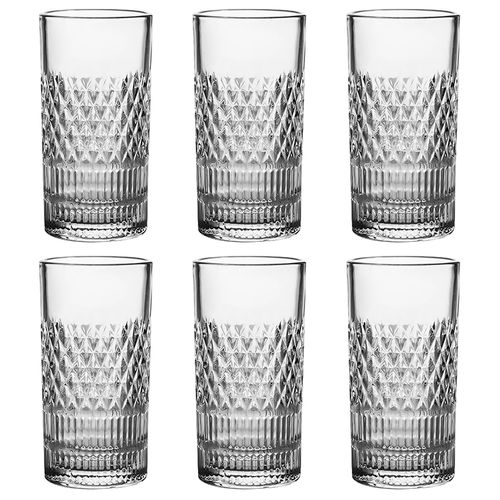 Jogo de Copos Esplanada 6 Peças 350ml em Cristal Fullfit