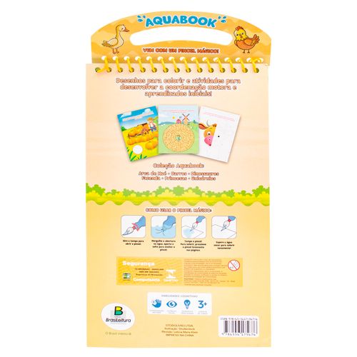 Livro Aquabook Fazenda 23x13,5cm em Papel Todo Livro