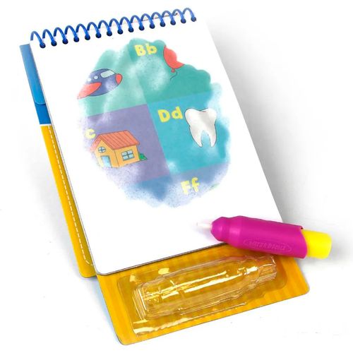 Livro Aquabook Hot Wheels 18,5x13,5cm em Papelão Magic Kids