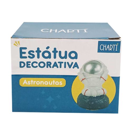 Kit Astronautas Decorativos 4 Peças em Resina Charti
