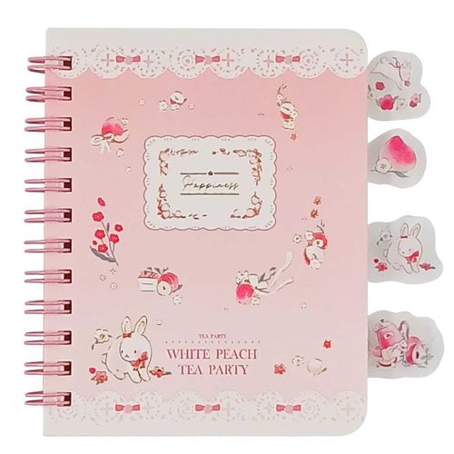 Caderno de Anotação Peach Tea 11x9cm em Papel Michael Judi