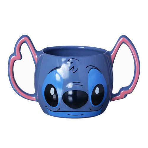 Caneca Stitch 3D 450ml em Porcelana Zona Criativa