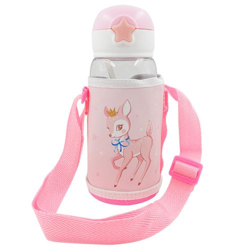 Garrafa Infantil C/ Canudo 700ml em Plástico Interponte