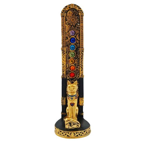 Porta Incenso Decorativo 18,5x4cm em Resina Youbai