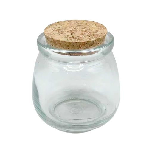Mini Pote C/ Tampa Rolha 100ml Em Vidro Livon
