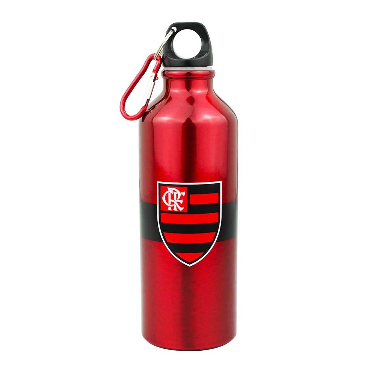 Garrafa Flamengo C/ Mosquetão 500ml em Alumínio Mileno