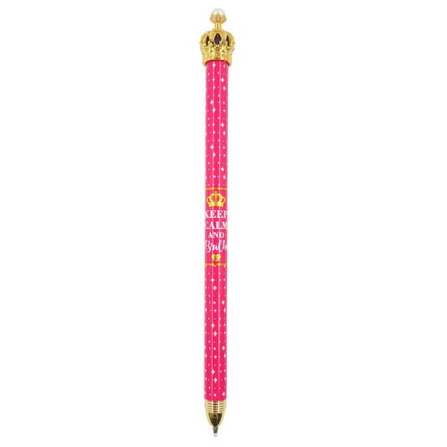 Caneta Princesas Keep Calm 0,7mm em Metal Taimes