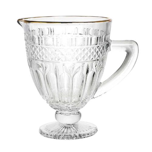 Jarra Brand C/ Fio Dourado 1L em Vidro Wolff