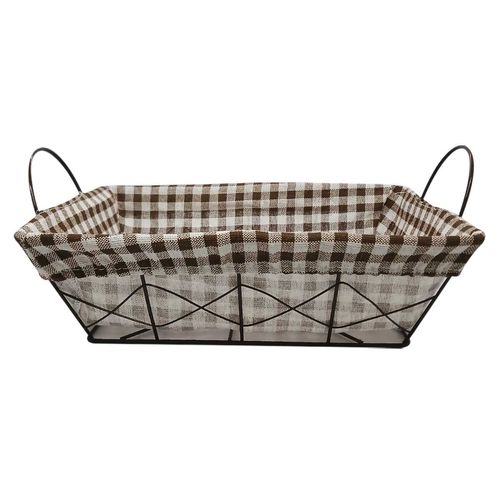 Cesta Decorativa 29x19cm em Tecido Livon