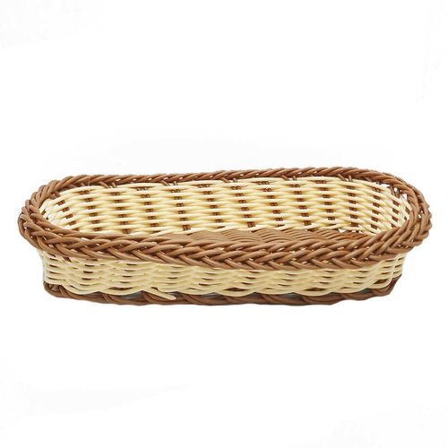 Cesta Trançada 25x11cm em Plástico Livon