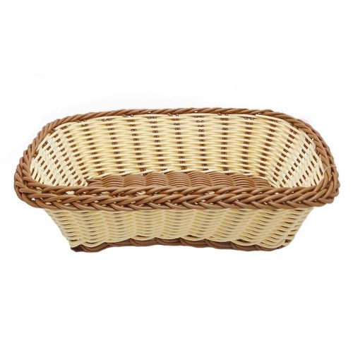 Cesta Trançada 28x20cm em Plástico Livon