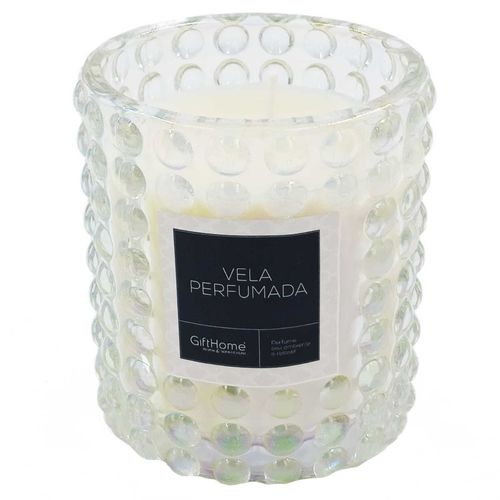 Vela Decorativa Aromática 9x8cm Em Vidro Gifthome
