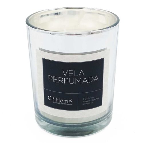 Vela Decorativa Aromática 8,5x7cm Em Vidro Gifthome