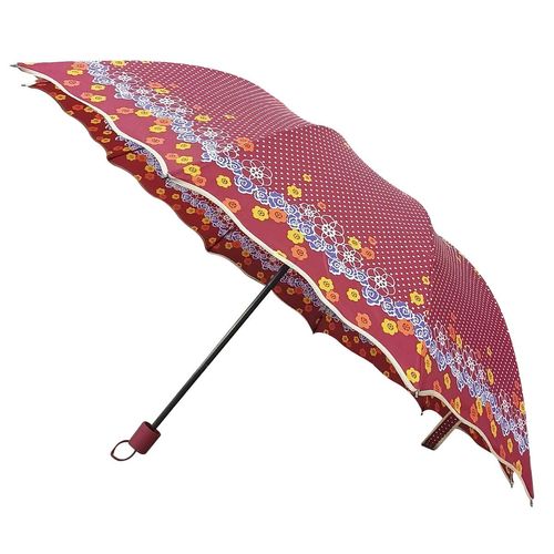 Guarda Chuva Floral 10 Varetas em Poliéster Facinato