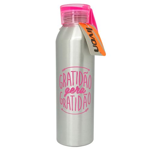 Garrafa C/ Alça 650ml em Alumínio Livon