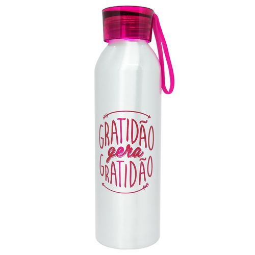 Garrafa C/ Alça 650ml em Alumínio Livon