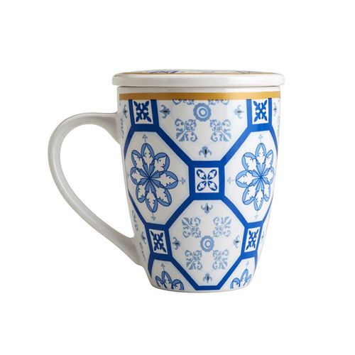 Caneca Infusor Braga 310ml em Porcelana Lyor