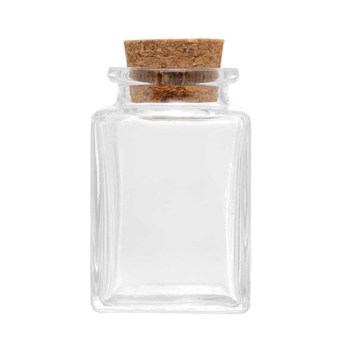 Pote C/ Tampa Rolha 90ml em Vidro Lyor