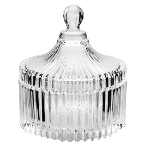Bomboniere Cristal Decorativo 10,5x12,5cm em Vidro Kehome