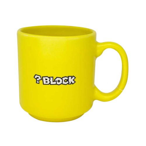 Mini Caneca Super Mario Bloco 100ml em Cerâmica Zona Criativa