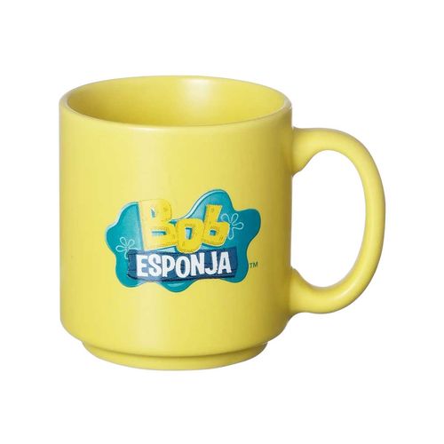 Mini Caneca Bob Esponja 100ml em Cerâmica Zona Criativa