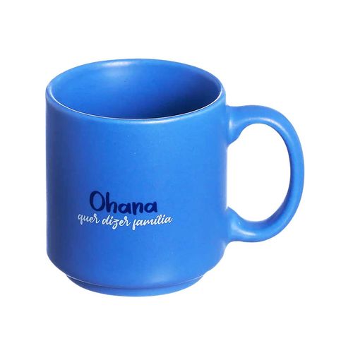 Mini Caneca Stitch 100ml em Cerâmica Zona Criativa
