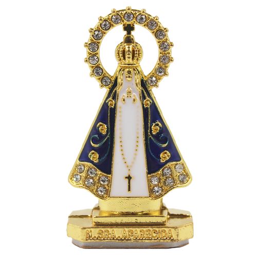 Nossa Senhora Aparecida 6cm em Metal Taimes