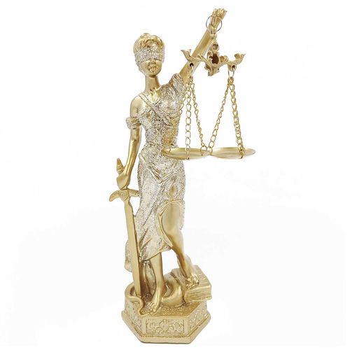 Dama da Justiça 23,5cm em Resina Youbai