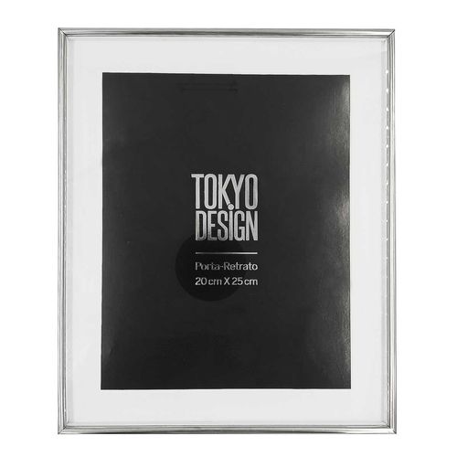 Porta Retrato Calisto Decorativo 20x25cm em Aço Inox Tokyo Design