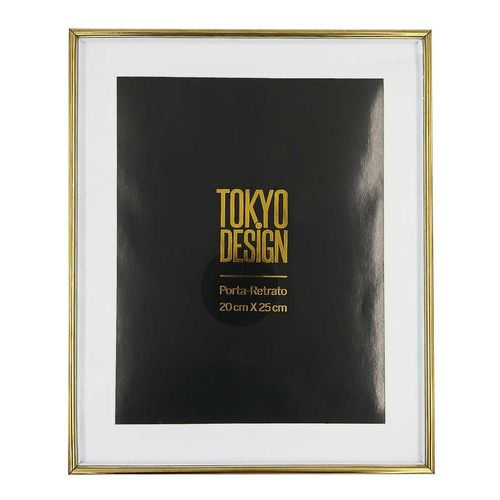 Porta Retrato Jacarta Decorativo 20x25cm em Aço Inox Tokyo Design