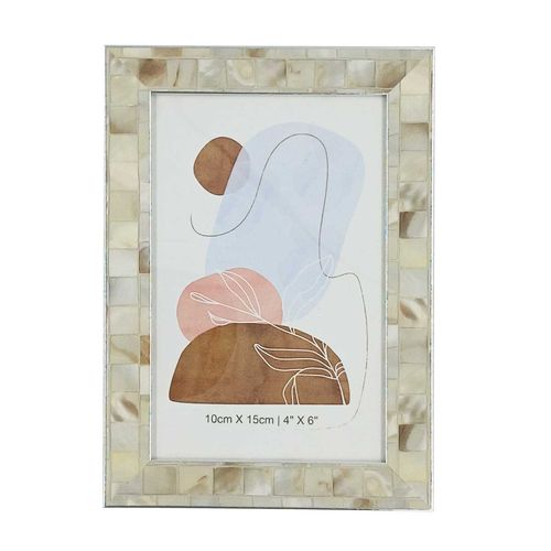 Porta Retrato Decorativo 10x15cm Em Plástico Livon