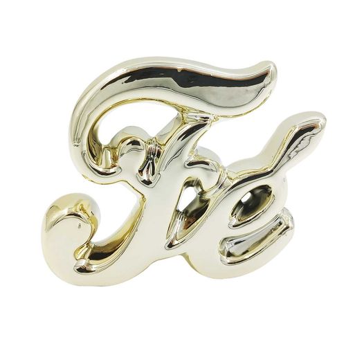 Fé Decorativa 8x6cm em Porcelana Youbai